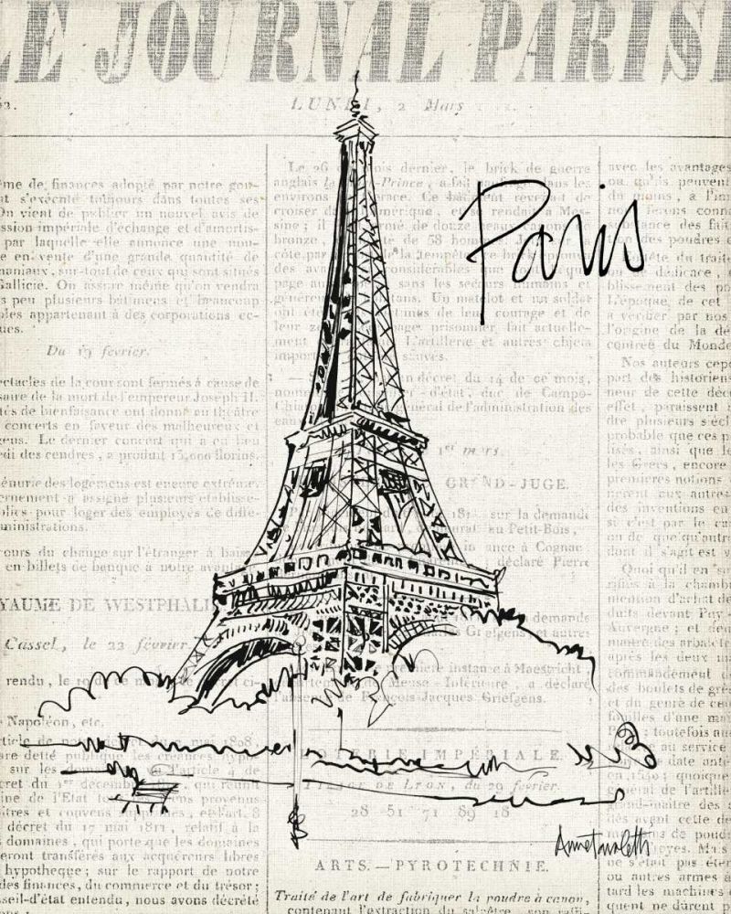 City Sketches III art print by Anne Tavoletti for $57.95 CAD