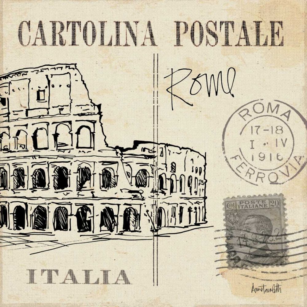 Postcard Sketches IV art print by Anne Tavoletti for $57.95 CAD