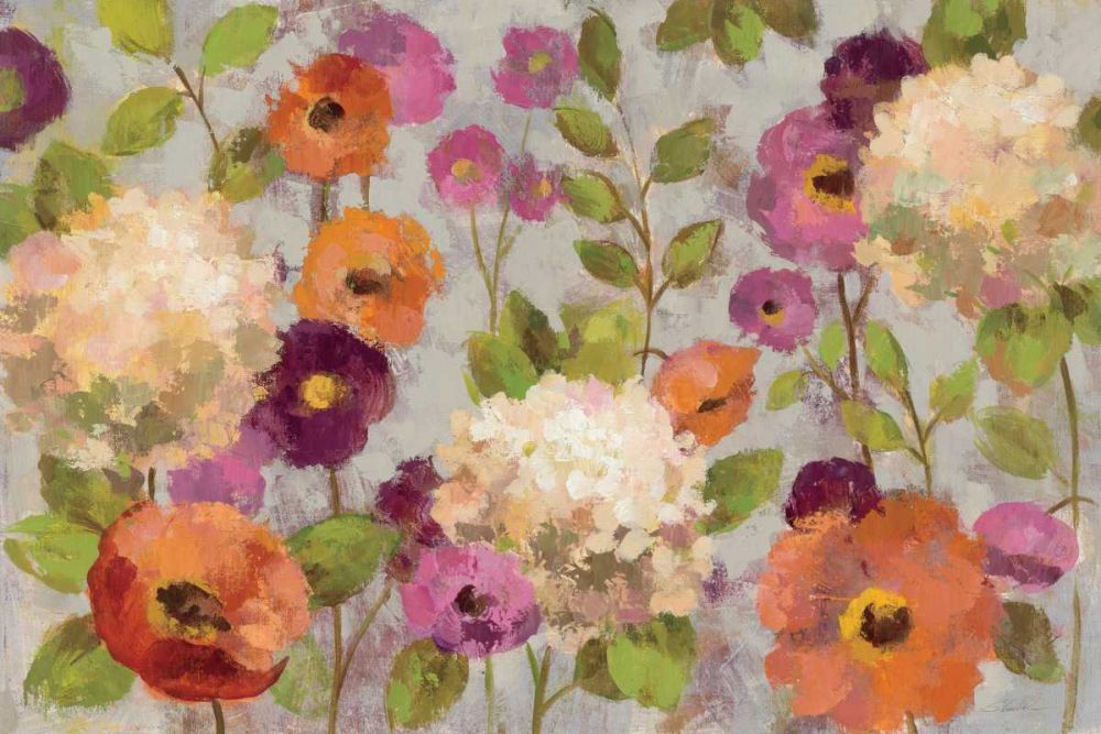 Hydrangeas and Anemones art print by Silvia Vassileva for $57.95 CAD