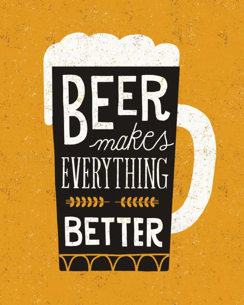 Craft Beer II art print by Michael Mullan for $57.95 CAD