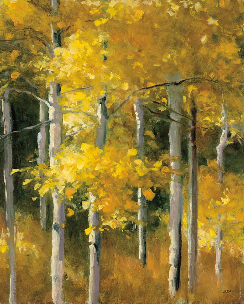 Golden Birches art print by Julia Purinton for $57.95 CAD