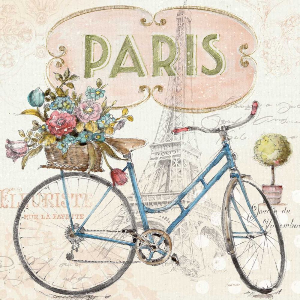 Paris Forever III art print by Lisa Audit for $57.95 CAD