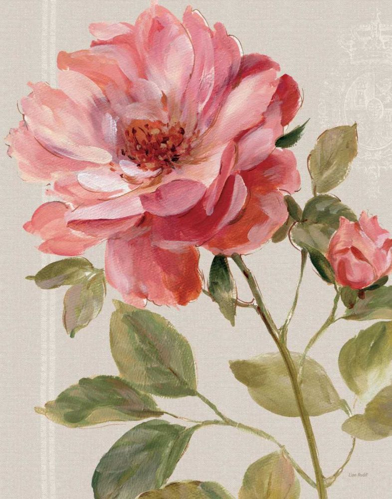 Harmonious Rose Linen art print by Lisa Audit for $57.95 CAD