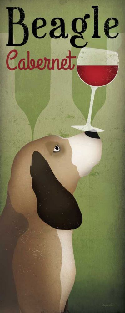Beagle Winery Cabernet art print by Ryan Fowler for $57.95 CAD