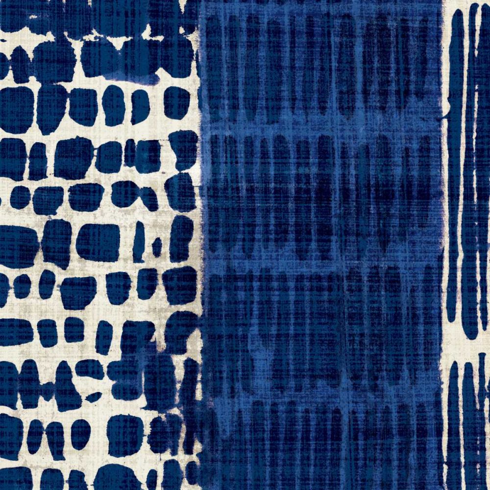 Indigo Batik I art print by Wild Apple Portfolio for $57.95 CAD