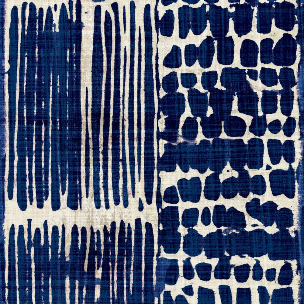 Indigo Batik III art print by Wild Apple Portfolio for $57.95 CAD