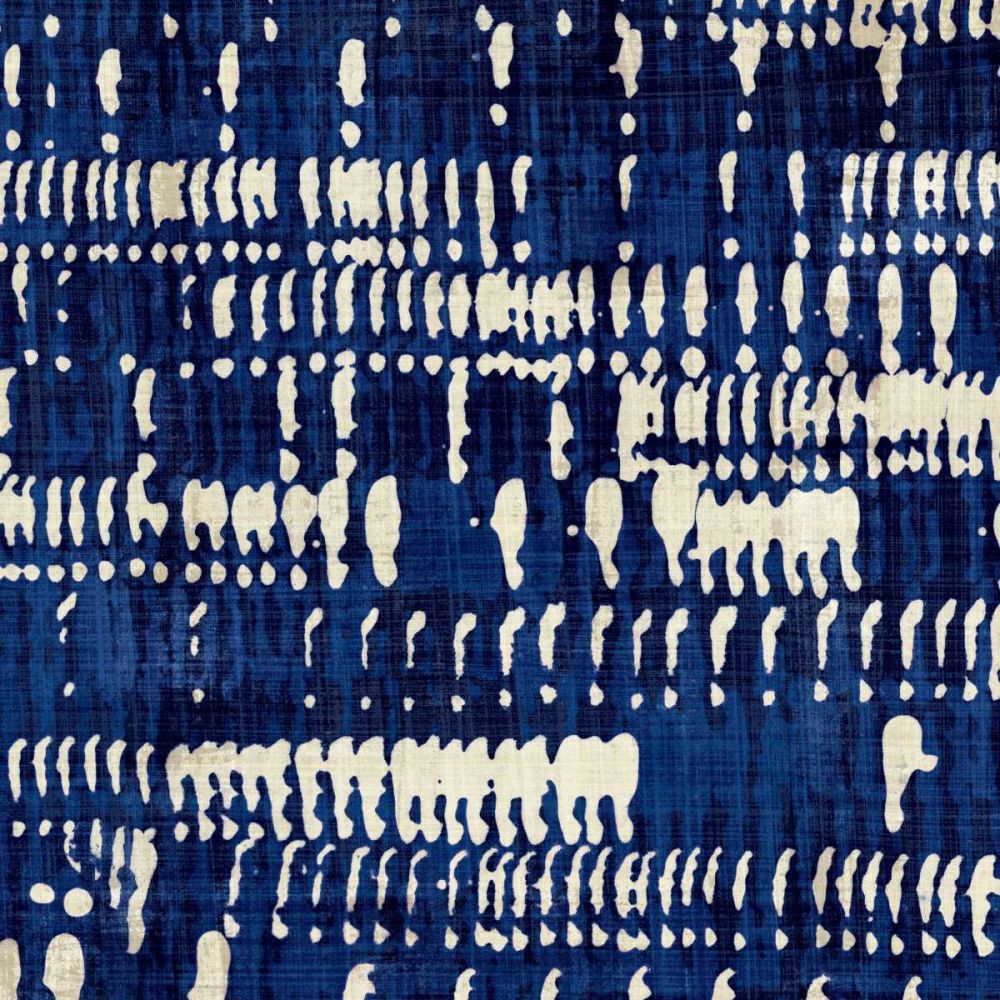 Indigo Batik IV art print by Wild Apple Portfolio for $57.95 CAD