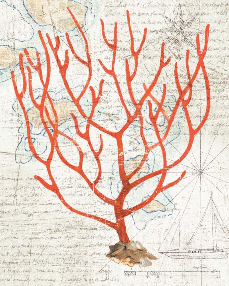 Textured Coral I art print by Avery Tillmon for $57.95 CAD