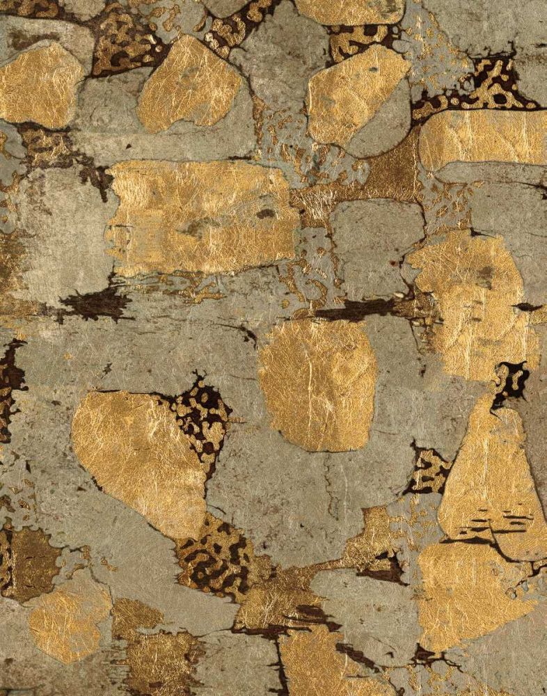 Gilded Stone Gold I art print by Wild Apple Portfolio for $57.95 CAD