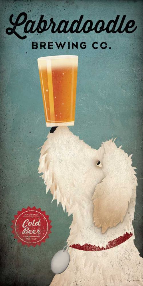 Doodle Beer Double art print by Ryan Fowler for $57.95 CAD