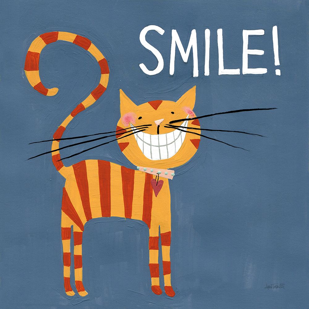 Happy Cats Smile art print by Anne Tavoletti for $57.95 CAD