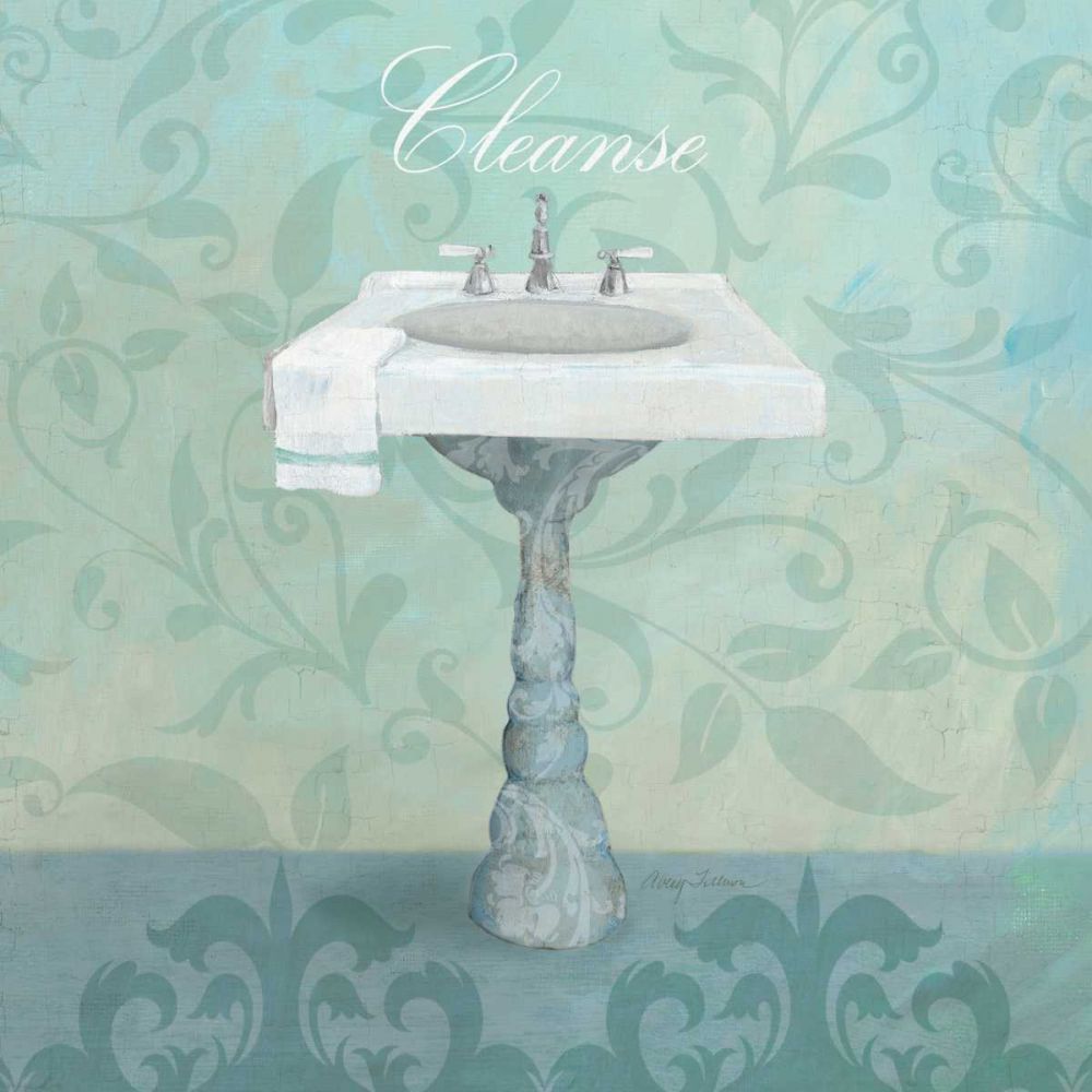 Damask Bath Sink art print by Avery Tillmon for $57.95 CAD