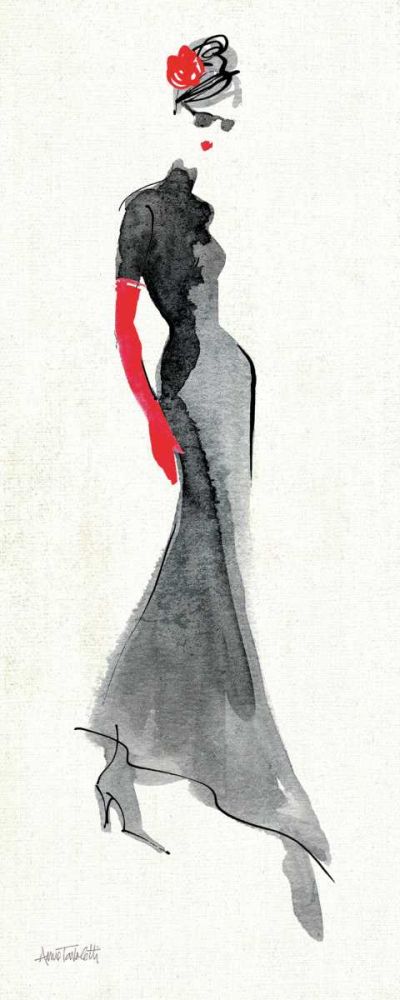 Red Flair III art print by Anne Tavoletti for $57.95 CAD