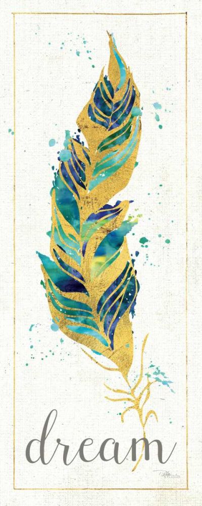 Waterfeathers I art print by Pela Studio for $57.95 CAD