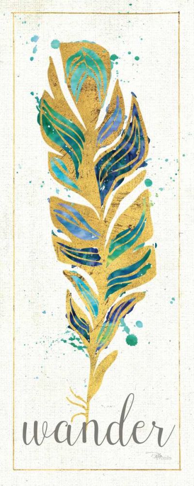 Waterfeathers II art print by Pela Studio for $57.95 CAD