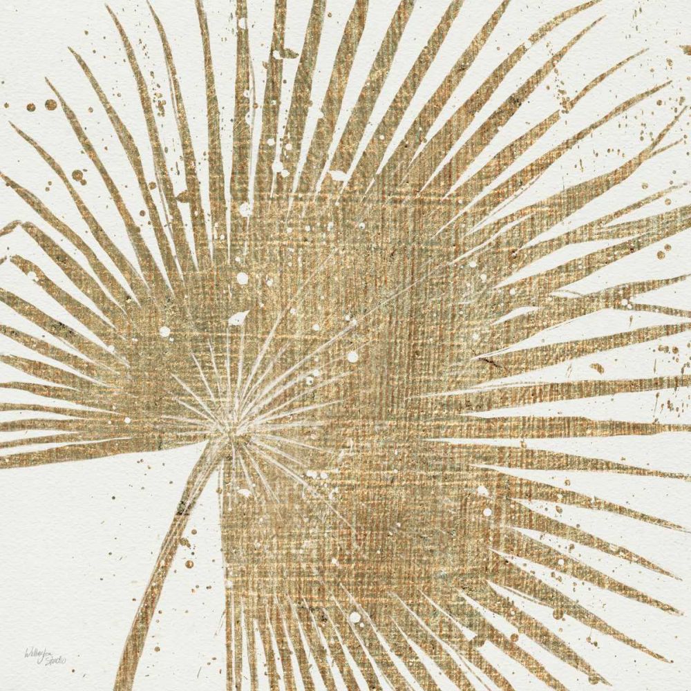 Gold Leaves II art print by Wellington Studio for $57.95 CAD