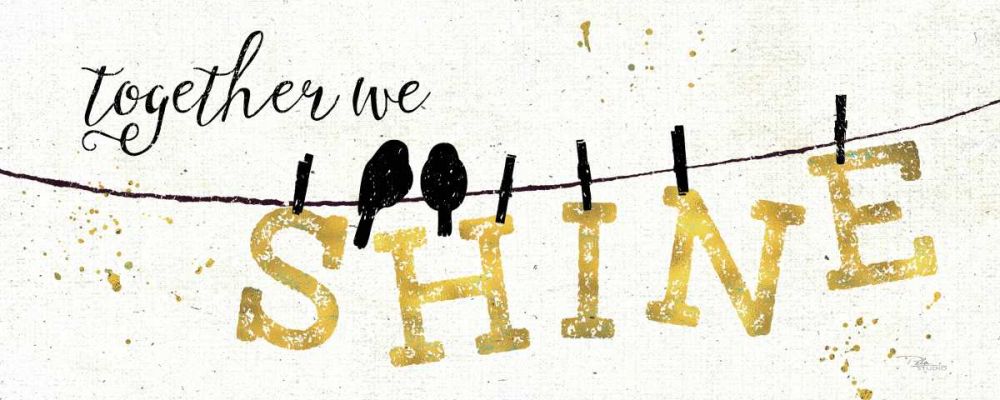 Shine Like Gold I art print by Pela Studio for $57.95 CAD