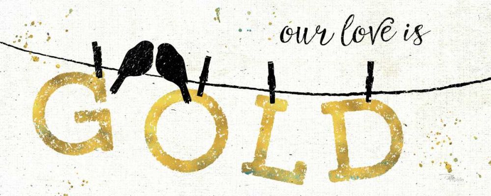 Shine Like Gold II art print by Pela Studio for $57.95 CAD