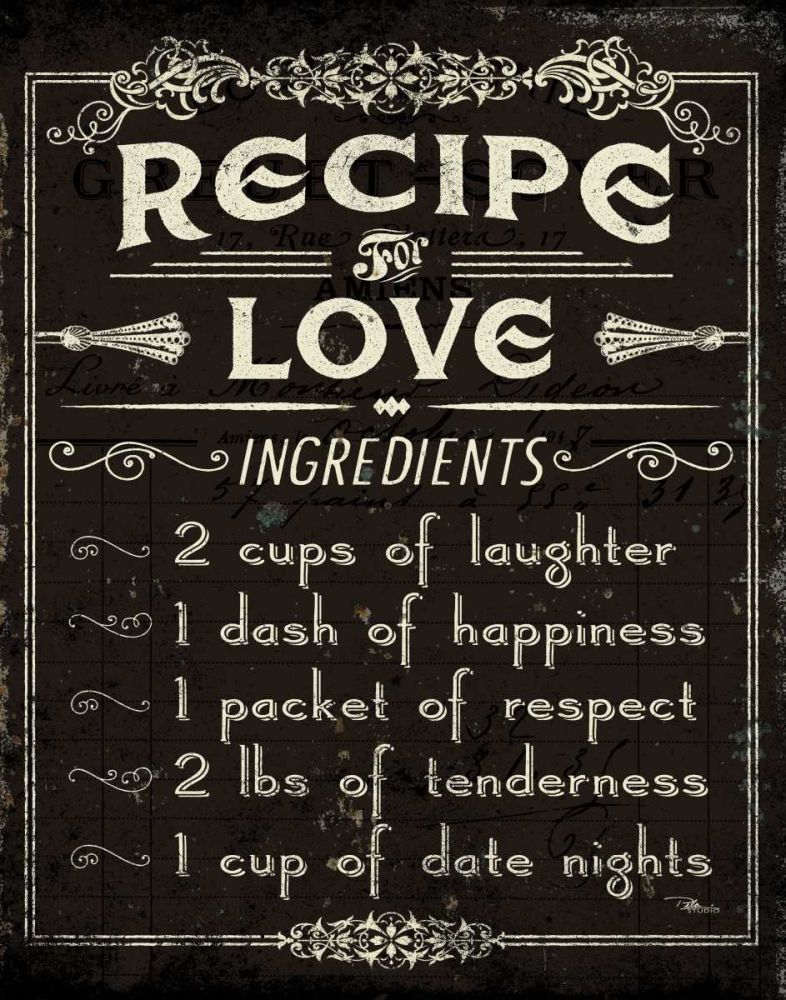 Life Recipes I art print by Pela Studio for $57.95 CAD