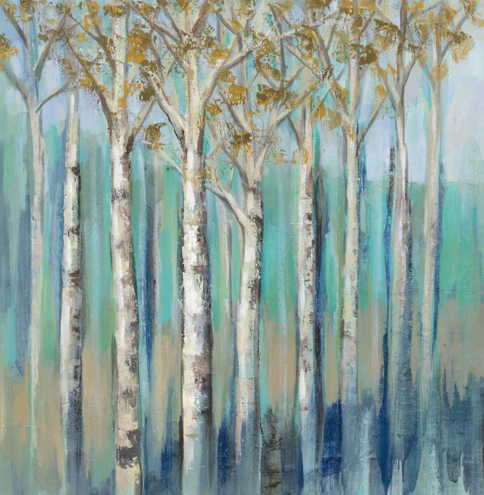 Birches at Dawn art print by Silvia Vassileva for $57.95 CAD