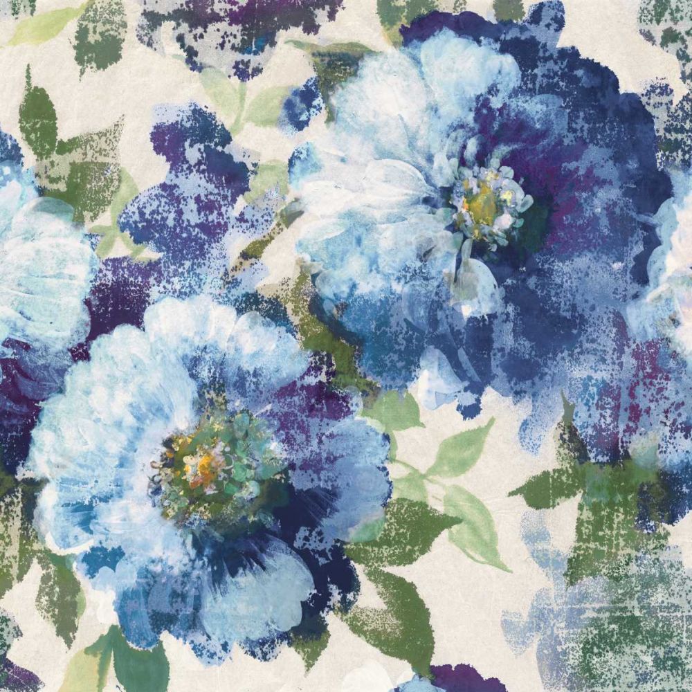 Indigo Floral Gallery art print by Wild Apple Portfolio for $57.95 CAD
