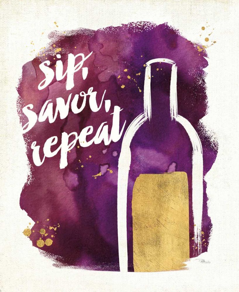 Watercolor Wine II art print by Pela Studio for $57.95 CAD