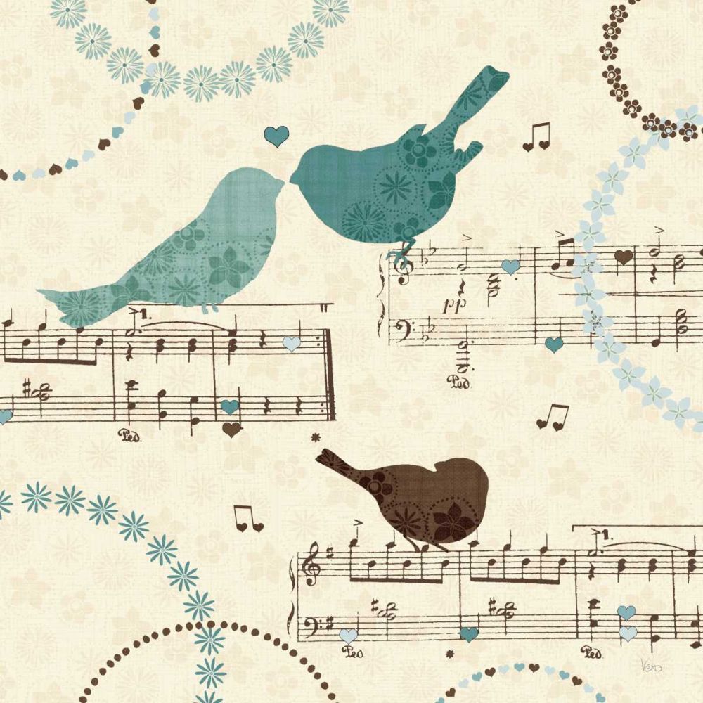 Song Birds I art print by Veronique Charron for $57.95 CAD