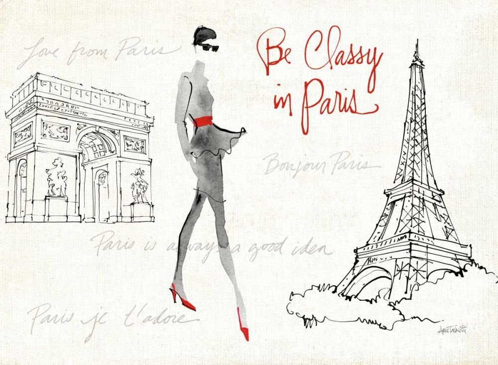 Red Flair VII art print by Anne Tavoletti for $57.95 CAD