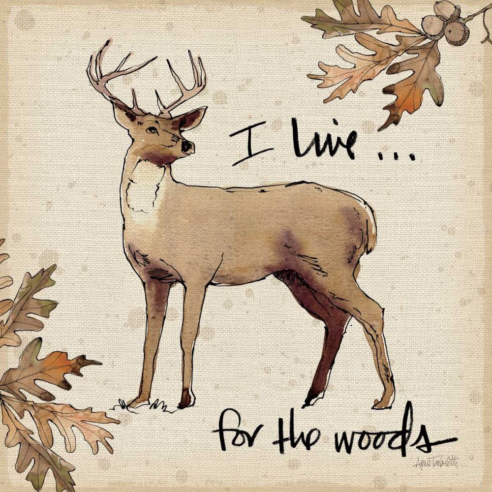 Lodge Life II art print by Anne Tavoletti for $57.95 CAD