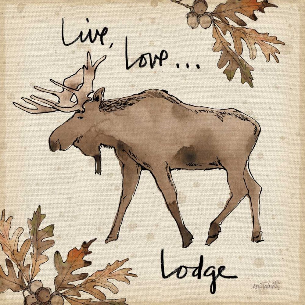 Lodge Life IV art print by Anne Tavoletti for $57.95 CAD