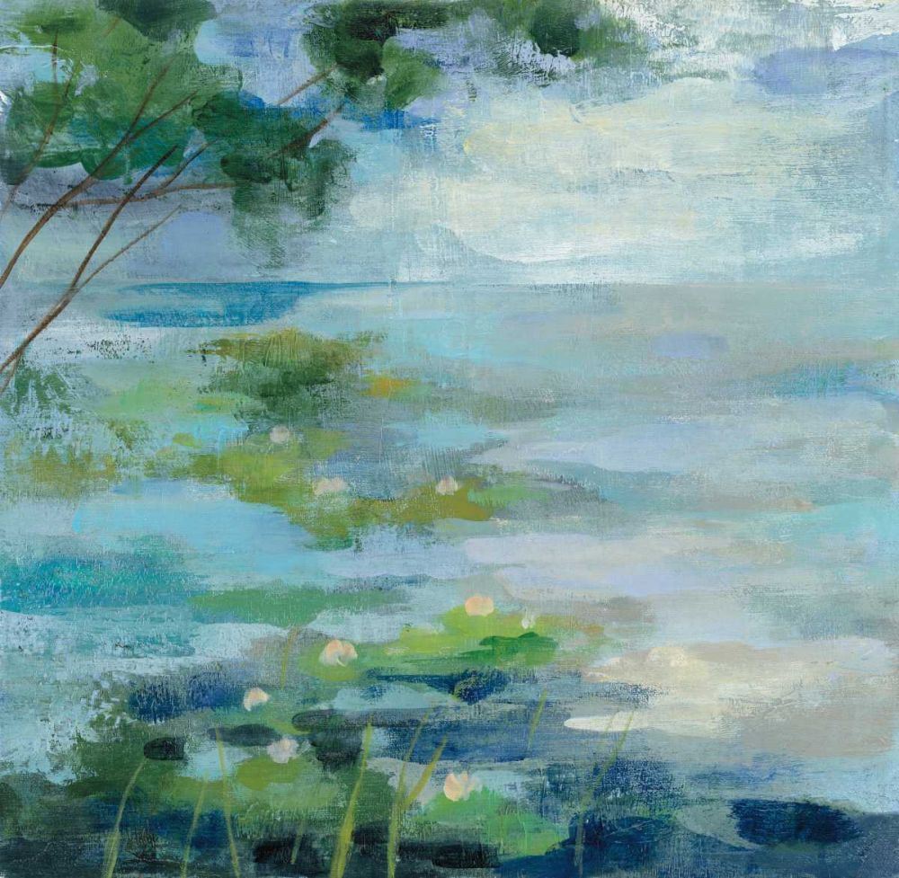 Lily Pond I art print by Silvia Vassileva for $57.95 CAD