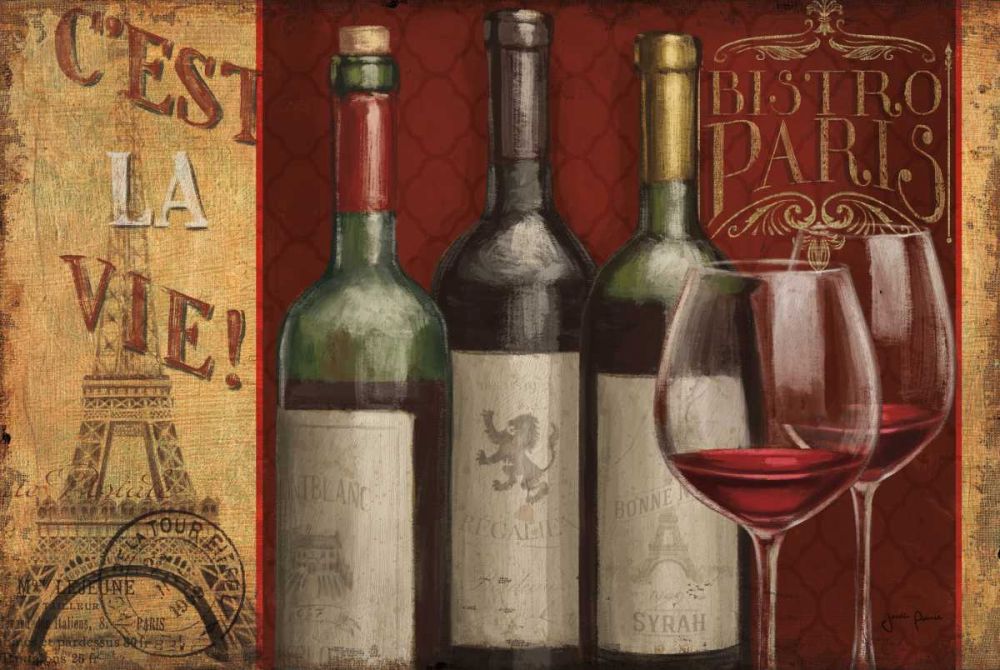 Bistro Paris I art print by Janelle Penner for $57.95 CAD