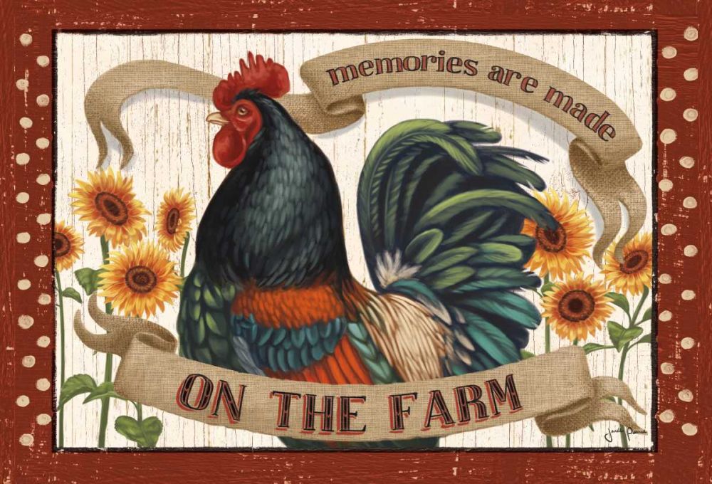 Country Heart II Dots art print by Janelle Penner for $57.95 CAD