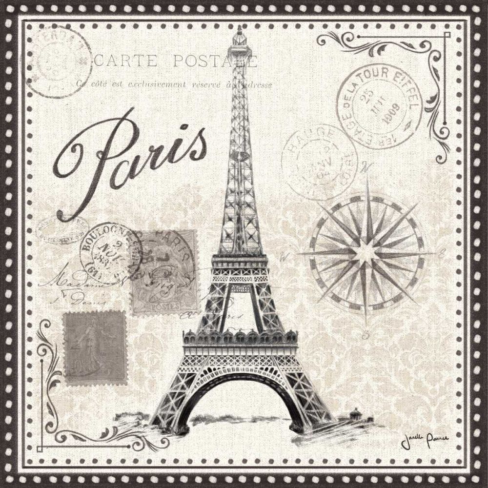Bonjour Paris IV art print by Janelle Penner for $57.95 CAD