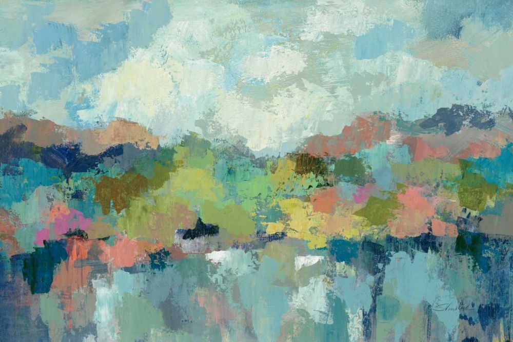 Abstract Lakeside art print by Silvia Vassileva for $57.95 CAD