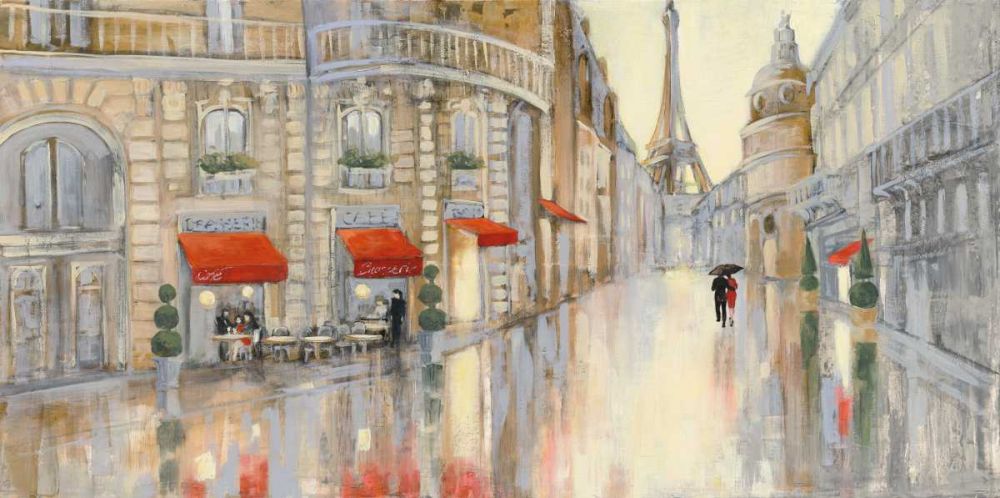 Touring Paris Couple art print by Julia Purinton for $57.95 CAD