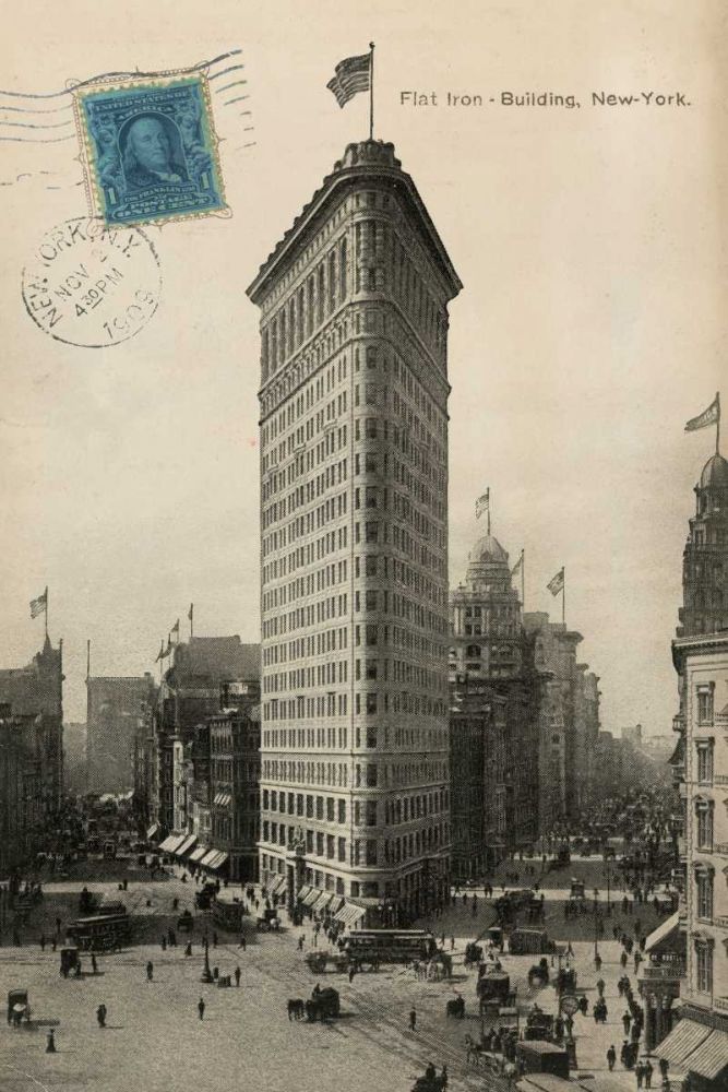 Flat Iron 1909 art print by Wild Apple Portfolio for $57.95 CAD