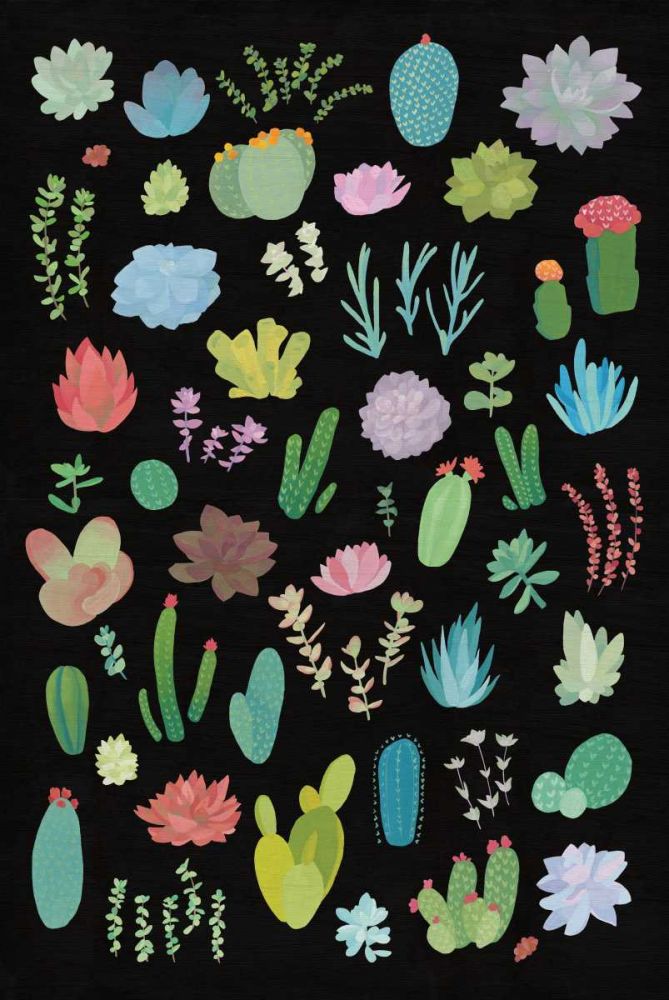 Succulent Chart I art print by Wild Apple Portfolio for $57.95 CAD