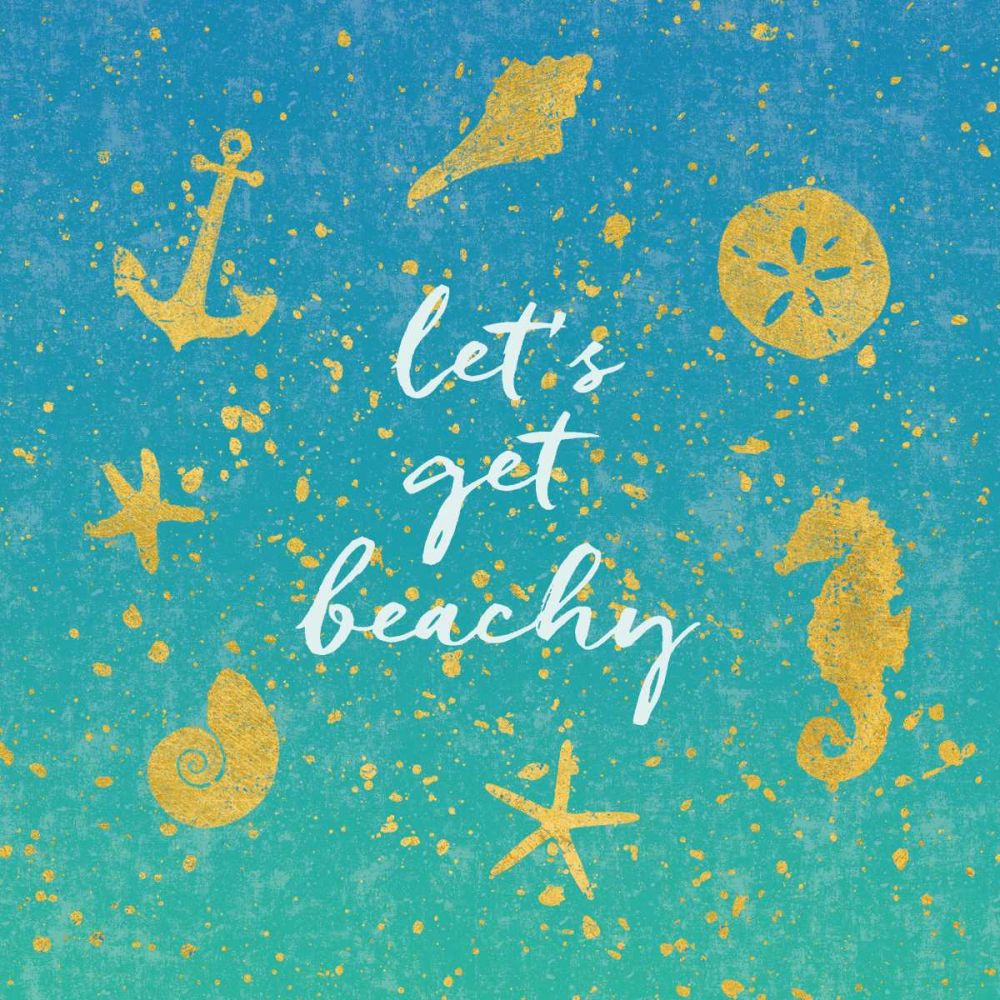 Golden Sea I art print by Moira Hershey for $57.95 CAD