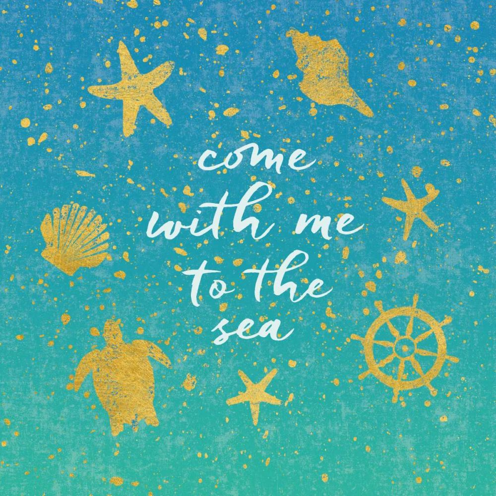 Golden Sea II art print by Moira Hershey for $57.95 CAD