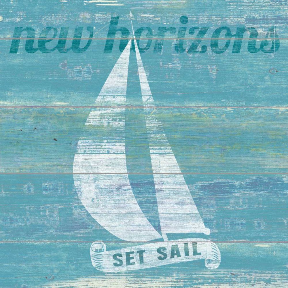 Drift Sailboat art print by Sue Schlabach for $57.95 CAD