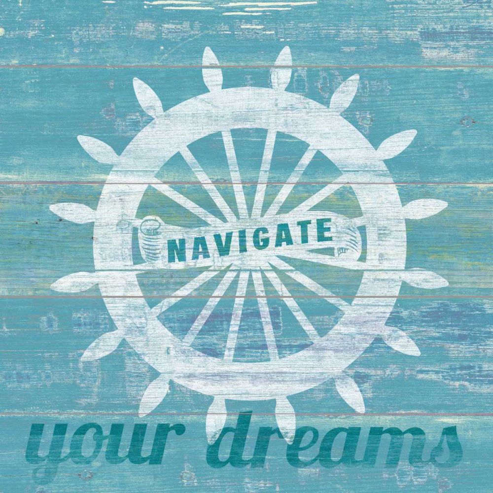 Drift Captains Wheel art print by Sue Schlabach for $57.95 CAD