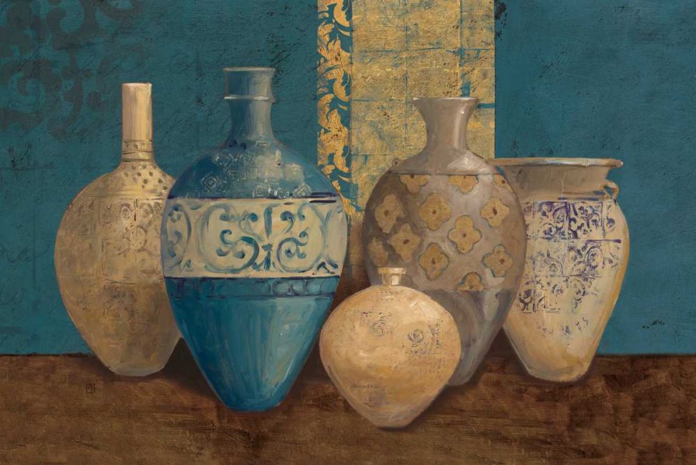 Aegean Vessels on Turquoise art print by Avery Tillmon for $57.95 CAD
