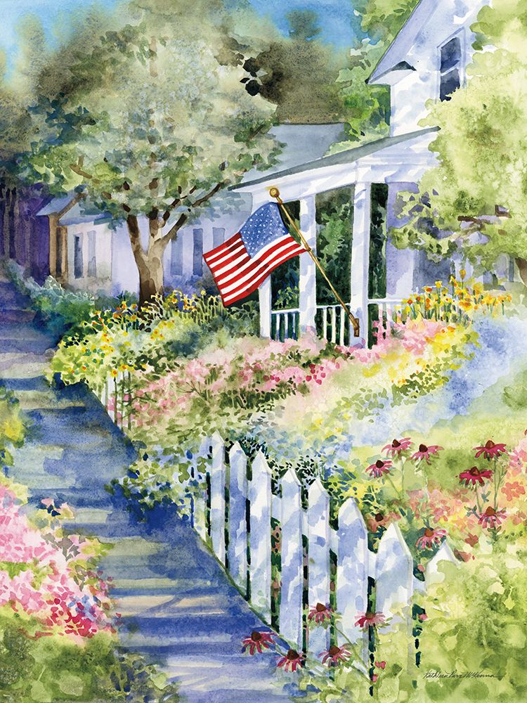 Country Street art print by Kathleen Parr McKenna for $57.95 CAD