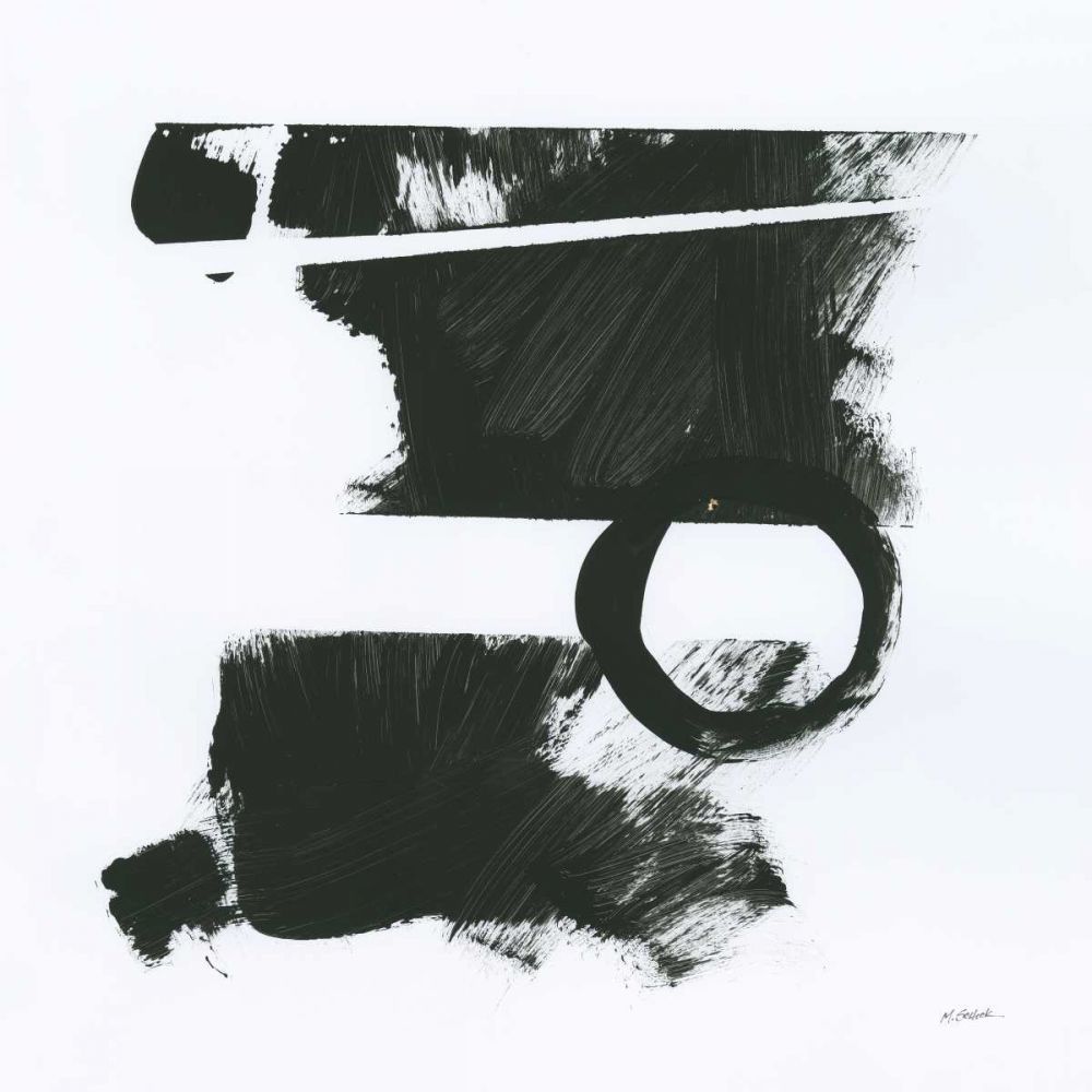 Gold and Black Elements XVII art print by Mike Schick for $57.95 CAD