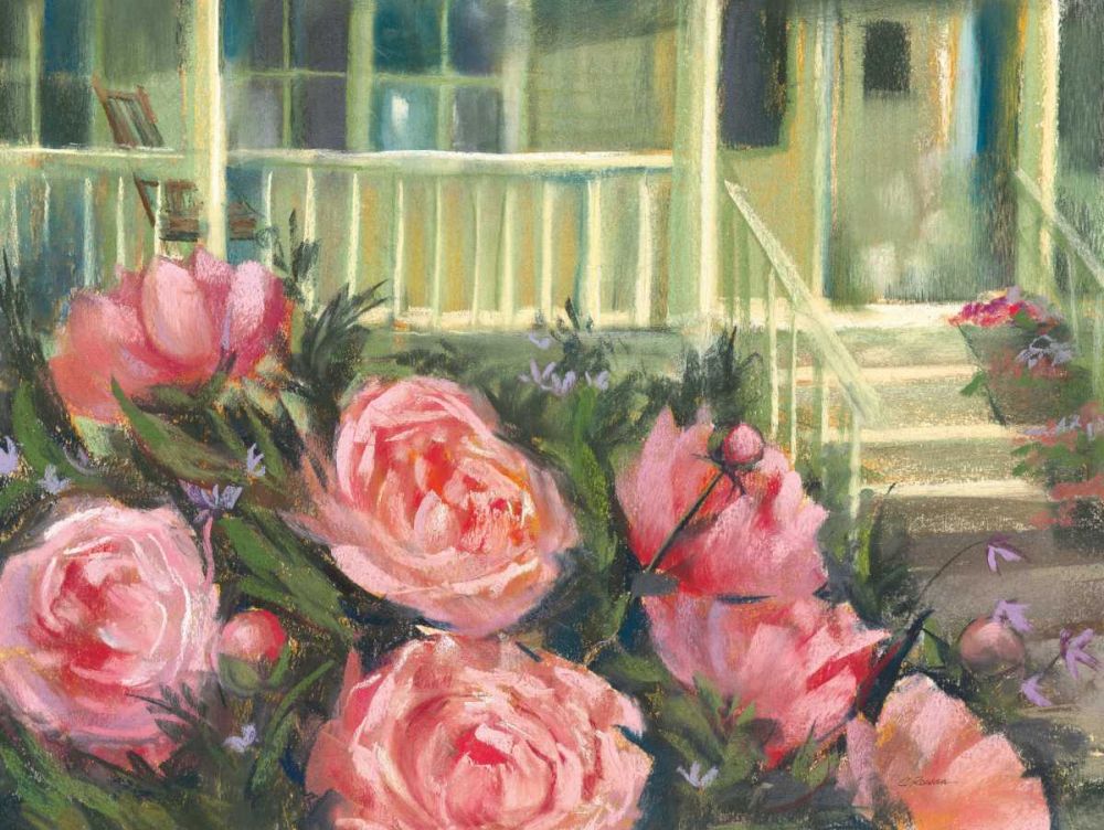 Summer Peonies art print by Carol Rowan for $57.95 CAD