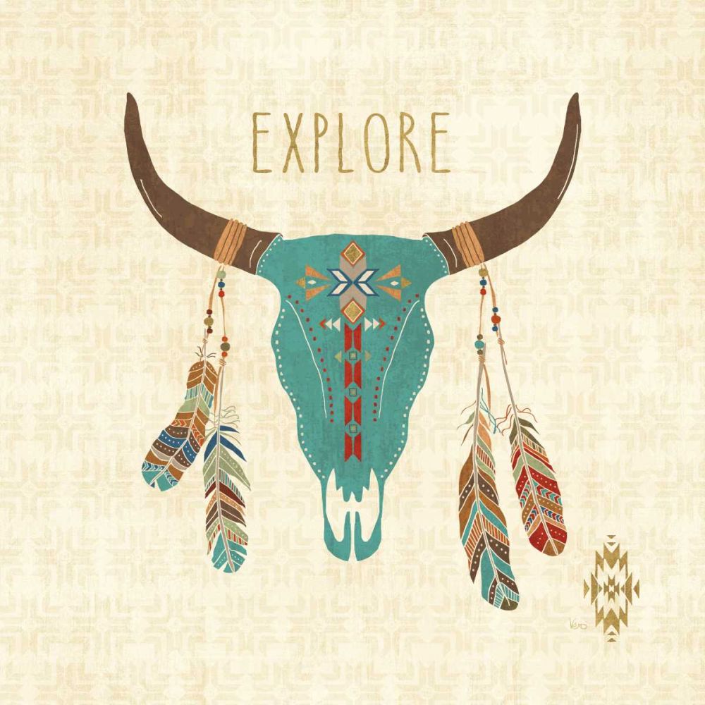 Southwest at Heart II art print by Veronique Charron for $57.95 CAD