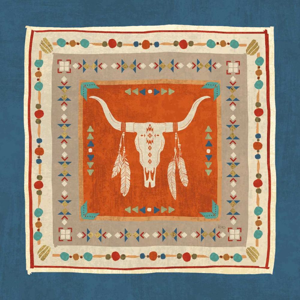 Southwest at Heart Tile I art print by Veronique Charron for $57.95 CAD