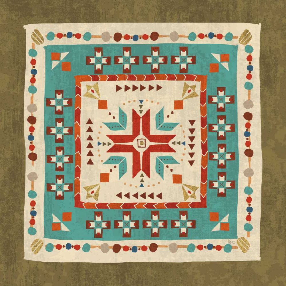 Southwest at Heart Tile VII art print by Veronique Charron for $57.95 CAD