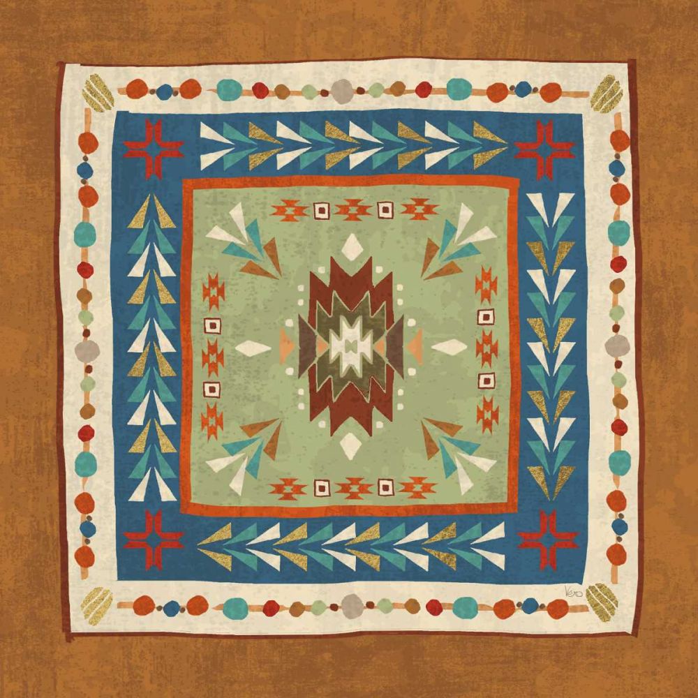Southwest at Heart Tile VIII art print by Veronique Charron for $57.95 CAD